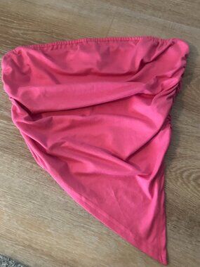 Bright Pink Bandana Style Tube Top